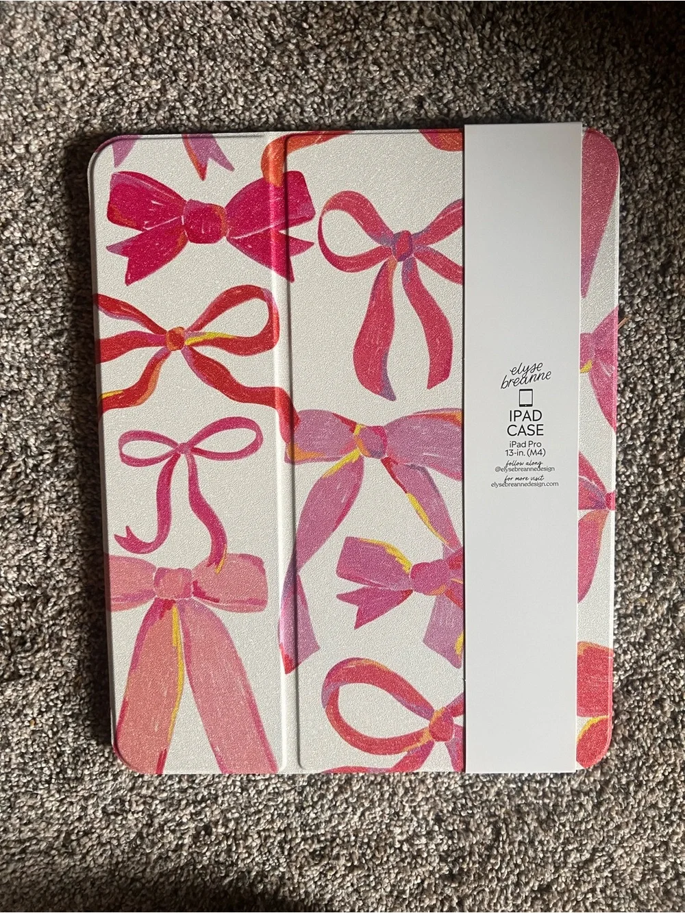 Elyse Breanne Pink Bow iPad Pro 13” M4 Case